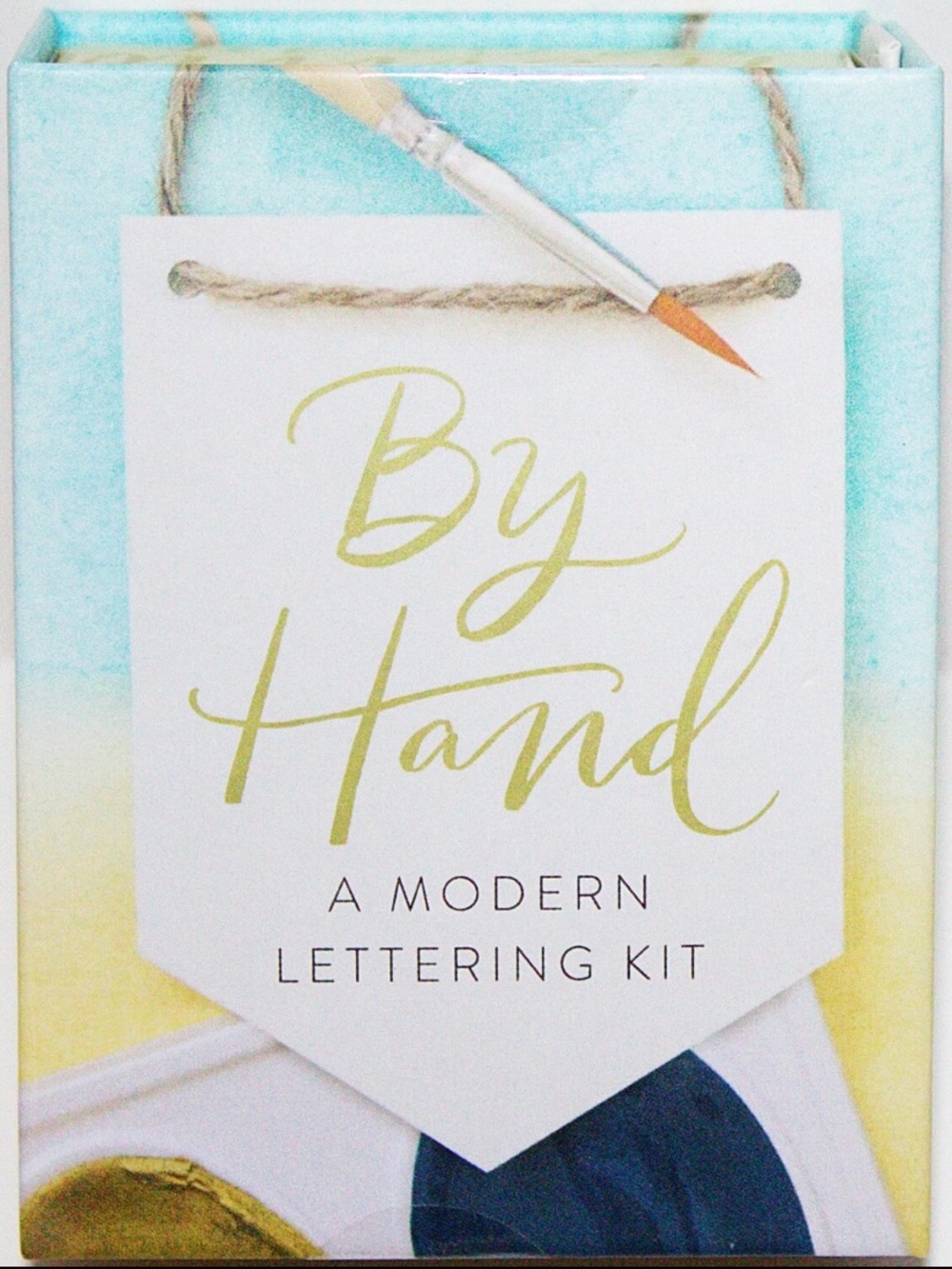 By Hand Modern Lettering Kit New Sealed w/ Brushes Paint Cards & Mini Book - Picture 2 of 3